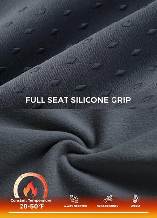 Спортивні штани для верхової їзди WILLIT жіночі зимові утеплені флісом, з силіконовим повним захопленням, термо штани з кишенями та петлями для ременя, M, темно-сірий