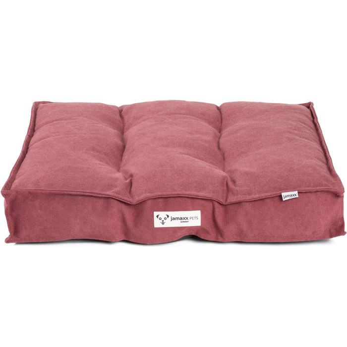 Килимок для собак JAMAXX, 65x55 см, рожевий, з м'якою та зручною наповнювачем, знімний чохол, дизайн Vintage Canvas