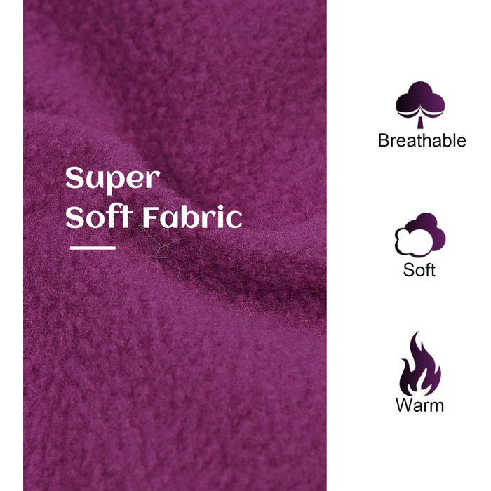 Зимова куртка для собак IECOii, тепла, водонепроникна, регульована, з відбиваючими елементами, фіолетового кольору, розмір M