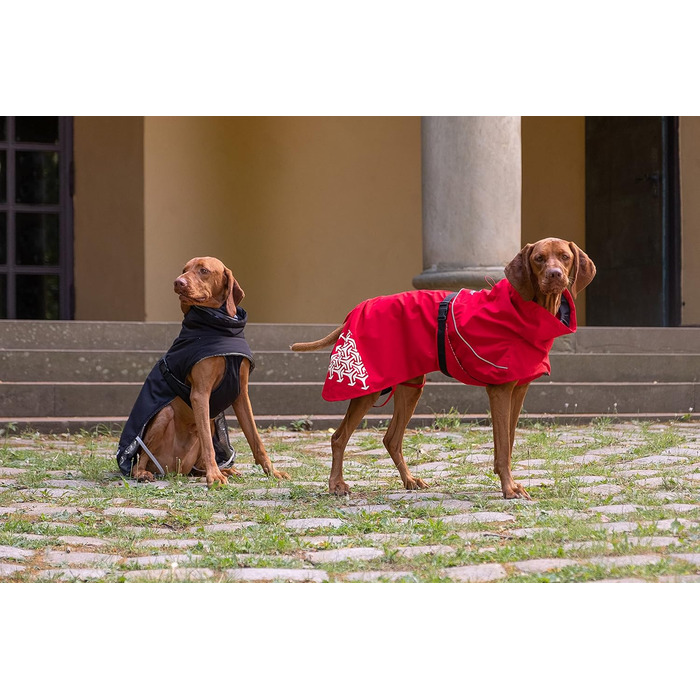 iEnergy™ Куртка для собак на зиму, тепла та легка, з відбиваючими елементами. Червона, середнього розміру