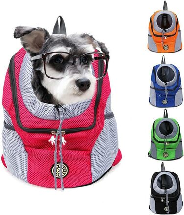 Рюкзак для собак RATEJNDGT Hundebox - середній, зелений, для подорожей