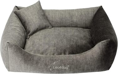Крісло-лежанка для собак Vogue, розмір M (80x60 см), колір графіт