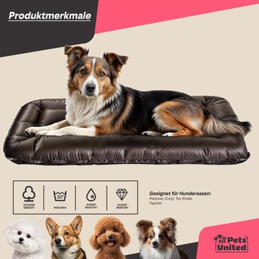 Килимок для собак, лежанка для собак Indoor & Outdoor, м'яке гніздище для собак та котів (M - 75x52 см)