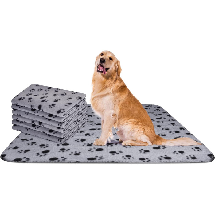 М'яка флісова підстилка для собак і котів Nobleza, 75x75 см, сіра