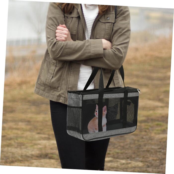 Транспортна сумка для котів Toddmomy - дихаюча, складана, для подорожей, легка та компактна