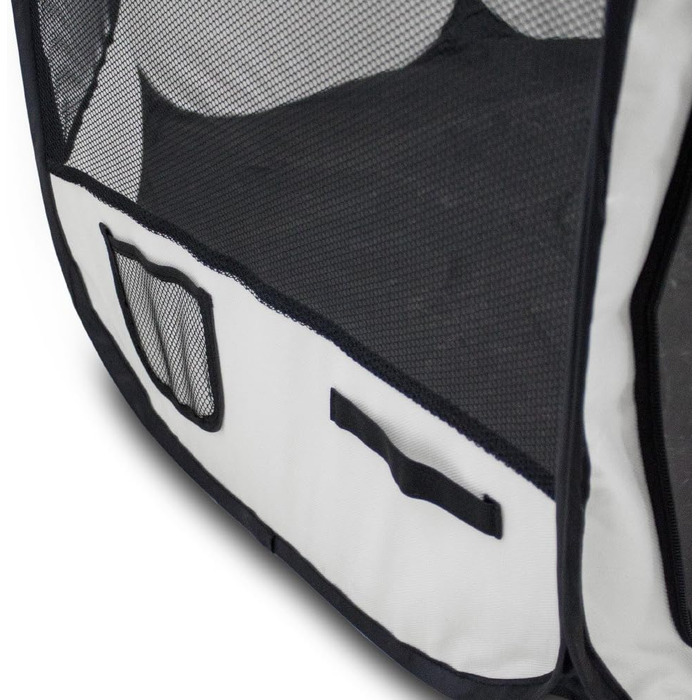 BITUXX® Вольєр для цуценят, вольєр для тварин, переносний вольєр-клітка, кутовий, складаний (зелений)