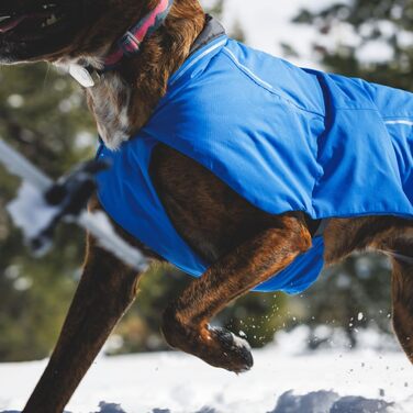 RUFFWEAR Vert: Водонепроникна куртка для собак, розмір S, Blue Pool