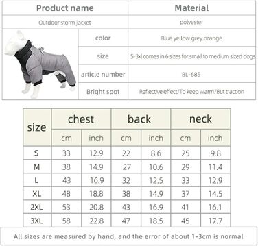 Тепла зимова куртка для собак: водонепроникна, для маленьких та середніх порід, чихуахуа, французький бульдог, мопс. Жовта куртка на клямках. Розмір S