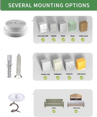 Килимок для дряпання котів JanYoo, сизаль, 60x25 см, 2 шт, зелений. Захист для підлоги, стін, меблів