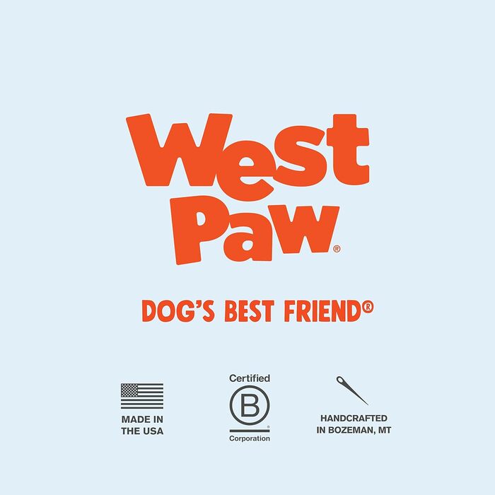 Інтерактивна іграшка-головоломка для собак WEST PAW Zogoflex Toppl XL — дозатор для ласощів, для апортування та жування, для середнього навантаження, для сухого корму та ласощів