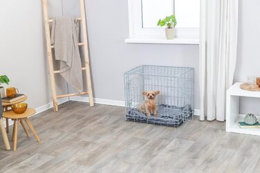 Клітка для собак TRIXIE Home S, 64x54x48 см, металева, складана, 2 двері, з піддоном