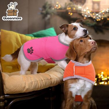 Водонепроникний теплий одяг для собак Queenmore, двосторонній, фліс, розміри XS-XL