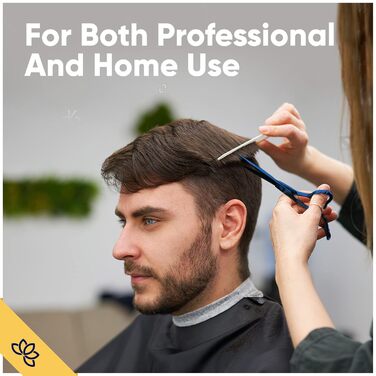 Професійні ножиці для стрижки волосся Equinox Razor Edge Series – 6,5 дюймів (Cutting, Titanium Blue)