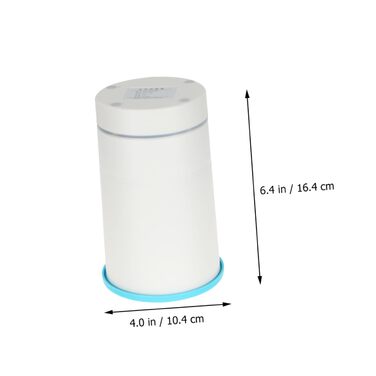 Машина для миття лап домашніх тварин BESPORTBLE з USB-зарядкою, автоматичний силіконовий очищувач для лап собак, ротаційна масажна функція, блакитний та білий, для чистих та здорових лап