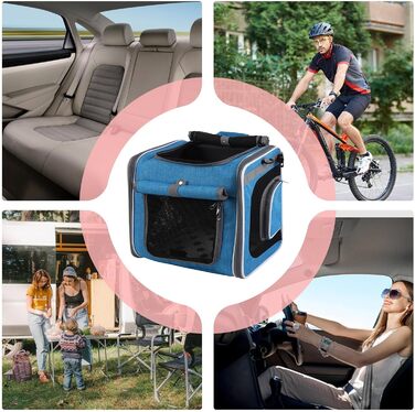 Фahrradkorb для собак | Транспортна сумка для тварин - Переносний кошик з вентиляцією для прогулянок та подорожей