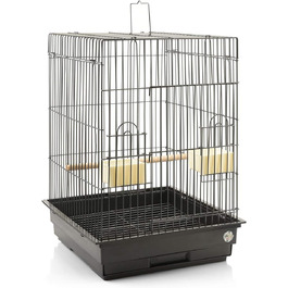 Транспортна клітка Montana Cages EOS 44x44x68 см антик для великих папуг і птахів