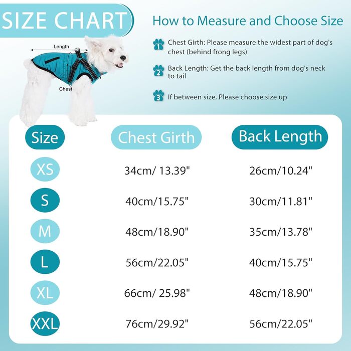 Водонепроникний зимовий одяг для собак з інтегрованим шлейкою, теплий, для маленьких, середніх та великих собак, колір зелений
