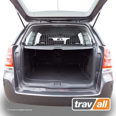 Сітка для собак Travall, сумісна з Opel/Vauxhall Zafira (2005-2014) [Без панорамного даху]. Надійна сталева перегородка для багажника, захист вантажу.