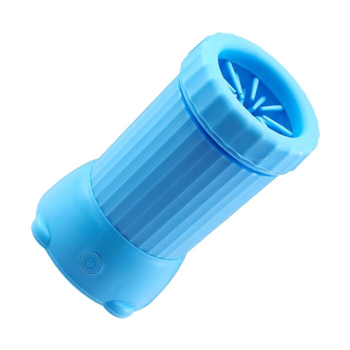 Автоматична мийка лап для собак, електрична - USB, портативна, для котів та собак, Buddy Muddy (зелений/блакитний)