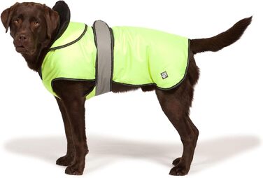 Собачий плащ Danish Design Hi-Viz 2-в-1, водонепроникний, знімна флісова підкладка, вітрозахист, 60 см