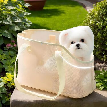 Трапеція для собак та котів, 38 x 27 x 21 см, легка та компактна переноска для вигулу, міцна та безпечна переноска для тварин, розмір L (30 x 20 x 10 см)