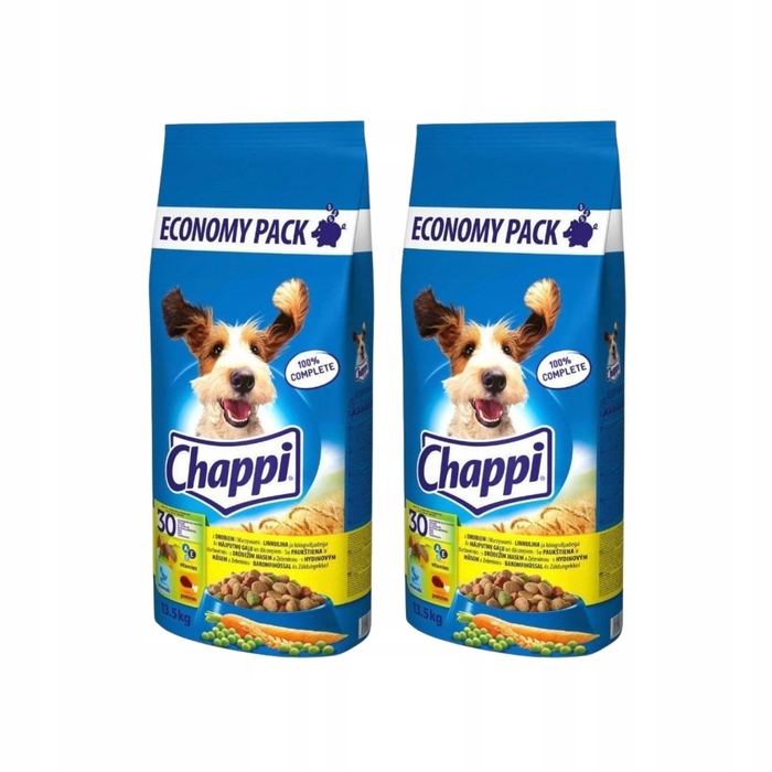 Сухий корм для собак Chappi з птицею та овочами, 13,5 кг