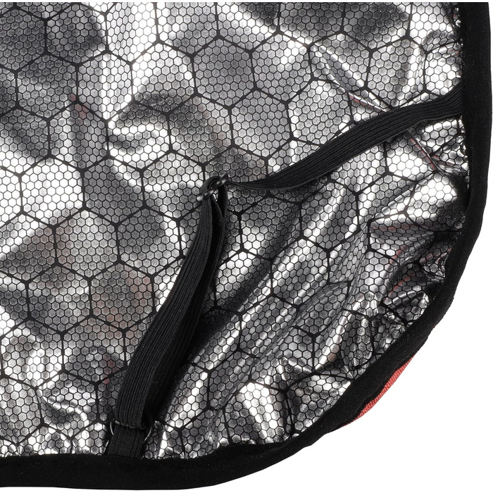 Зимове собаче обладнання Flamingo Hundemante Winter – Igu – 50 см – тепле та модне, поліестер, водовідштовхувальне, ізотермічна внутрішня підкладка, світловідбиваюче, захист грудей та живота, отвір для повідка (Червоний, XL)