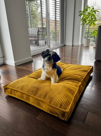 Крісло-лежанка для собак великих порід, 100 x 70 см, червоно-коричневе, зносостійке, миється