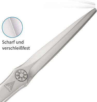 Набір професійних ножиць для волосся Titan 6 дюймів (1 шт.) - ножиці та ножиці для розрідження, сталь Японія