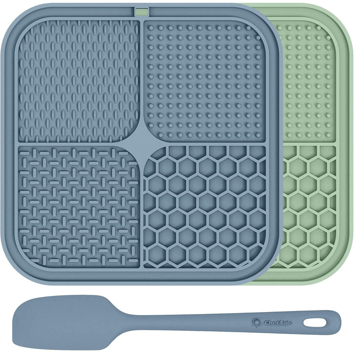 Килимок для собак з присосками, 2 шт. - повільне годування, зменшення тривоги та нудьги, для тренувань