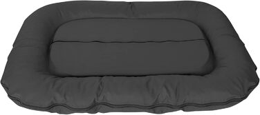 Ортопедичне собаче ліжко для відпочинку на вулиці Luna: 70x55 см, 60°C, Vicochaum, стійке до подряпин, для маленьких собак (M, Чорний)