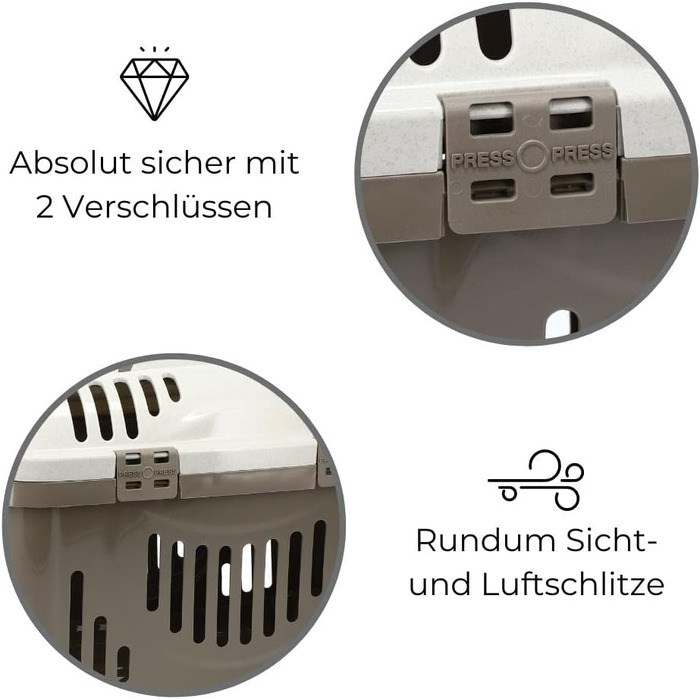 Транспортна переноска для котів з верхнім відкриванням, без стресу. Підходить для собак, котів, тварин. Транспортна коробка для котів, кроликів.