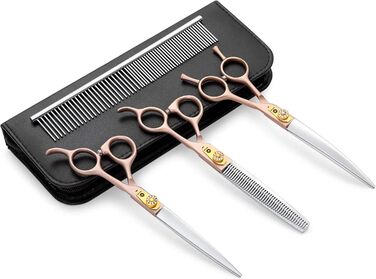 Професійний набір ножиць для грумінгу собак Dream Reach 7'' з японської сталі 440C (5 шт.)