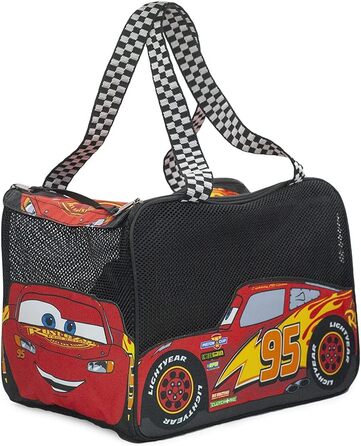 Сумка-переноска для тварин Buckle-Down Disney Cars Блискавка Макквін 95, поліестер, автомобільний дизайн