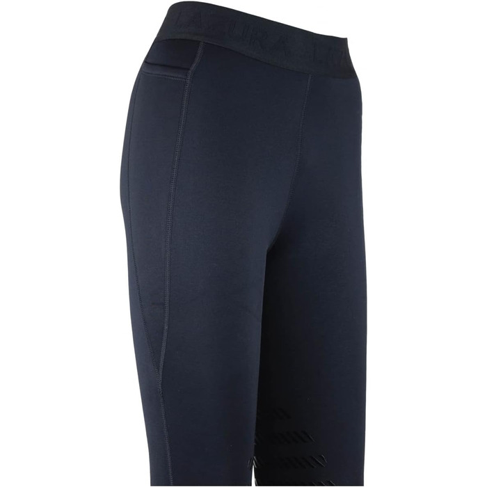 Легінси для верхової їзди Lazura Winter Anita | Силіконовий накладка на колінах | 2 кишені для телефону | Чорні або темно-сині | Розміри 32-46