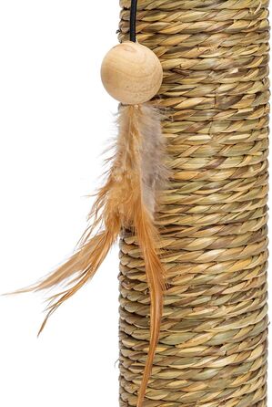 Дряпка для котів Karlie Kratzbaum Seegras з іграшкою, 44см, 30см