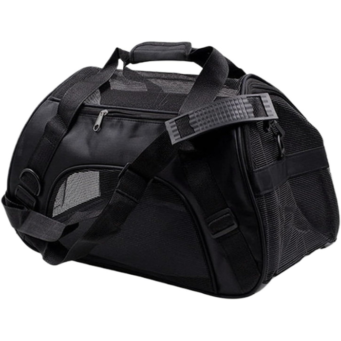 Транспортна сумка для собак та котів, складана переноска для тварин з регульованим плечовим ременем