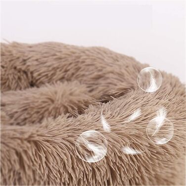 Ортопедичне ліжко для собак великих порід, Khaki, Ø 110 см. М'яке, зручне, з м'якою оббивкою, для дому, велике, миється