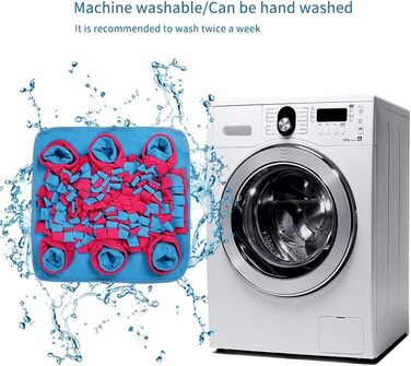 Килимок для собак Snuffle Matte, 42x42 см, рожевий. Тренування нюху, миття, складання. Безпечний, для ігор та годування