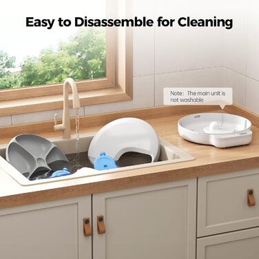 Автоматичний дозатор корму для котів, для вологого корму, розумний дозатор корму для тварин, автоматичний дозатор з таймером, автоматичне годування котів з 2 контейнерами, 4 порції (по 240 г)