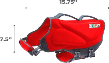 Рятувальний жилет для собак Outward Hound Dawson Swim, червоний, розмір L