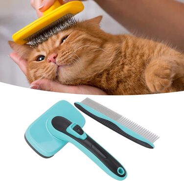 Професійна щітка для видалення шерсті собак та котів - видалення шерсті, безпечна та ефективна