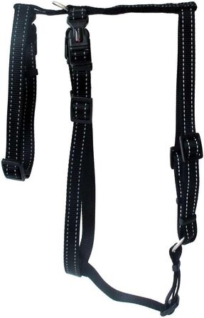 Шлея для собак Wolters Soft & Safe No Escape M 40-50 см, чорна