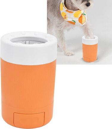 Портативний очищувач лап для собак Yctze - оранжевий