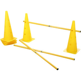 Набір фігур для аджиліті Kerbl Pet, 3 штуки, жовтий колір