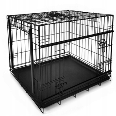 Металева клітка Lalazoo для середніх собак, 53 x 76 x 61 см