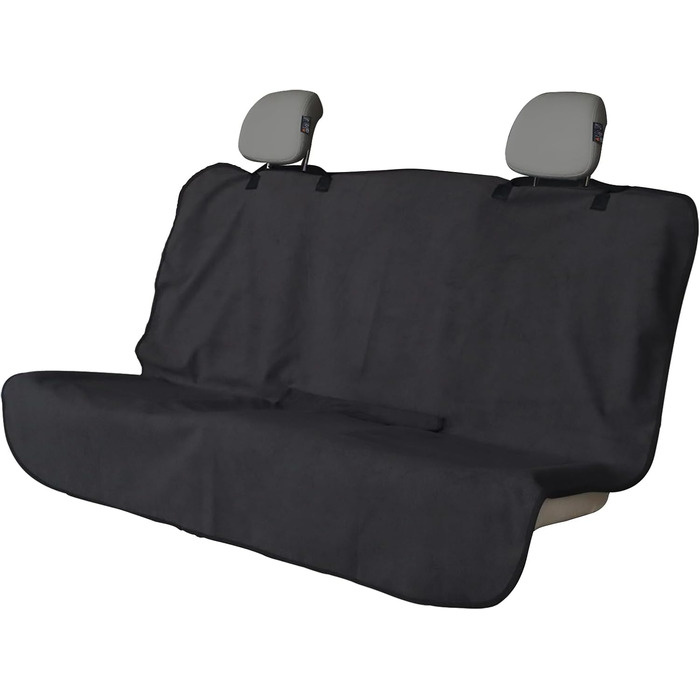 Водонепроникний чохол на сидіння заднього ряду авто: для собак, дітей, легкових, вантажних, SUV (чорний)