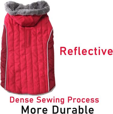 Світшот для собак з капюшоном з флісу, середнього розміру, дуже теплий, розмір L, Зелений (XX-Large (Упаковка з 1), Червоний)