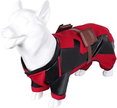 Костюм для собаки, одяг для тварин, Dead Wade, косплей, Хелловін, карнавал, розмір S, червоний