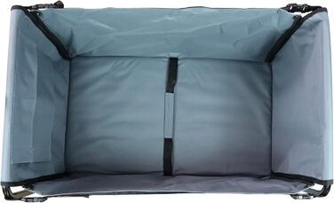 FROSAL Візок для собак Бруно сірий складний | Транспортний візок для собак з легким доступом